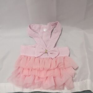 Pink Ruffled Dog Diaper Cover